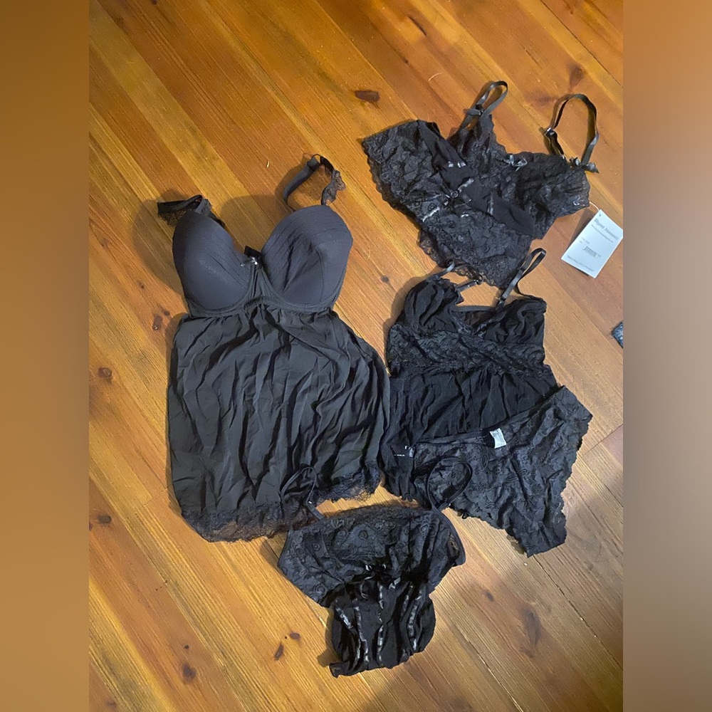 Black Lace Lingerie Bundle